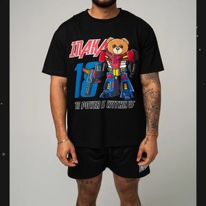 Inaka power teddy transformer Optimus Prime size large NWT